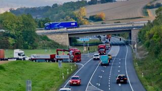 Ampeln regeln seit über einem Jahr den Verkehr an den beiden Autobahn-Anschlussstellen an der B 290.