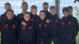 Beteiligt an diesem tollen Erfolg waren (vorne von links) Florian König, Kevin Mastel, Jakob Ott, Vincent Sackmann, (hinten von links) David Schuster, Leonard Lanig, Yannick Ott, Elias Ruess, Maximilian Schaaf sowie Jonas Kellermann.