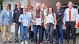 Der DRK-Ortsverein ehrte langjährige und verdiente Mitglieder.