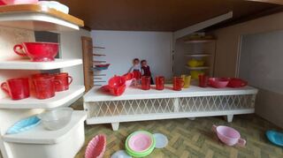 Auch eine Puppenstube ist in der Heimatstube Heckfeld zu bewundern.