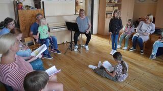 Zweimal pro Woche finden derzeit die Proben statt. Am 21. und 22. Oktober wird „Tabaluga oder die Reise zur Vernunft“ aufgeführt.