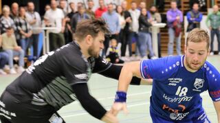 Gegen den TSV Viernheim erwartet die Zuschauer mit Sicherheit wieder eine umkämpfte Partie. Unser Bild mit Jannis Erbacher entstand bei einer früheren Begegnung dieser beiden Kontrahenten.