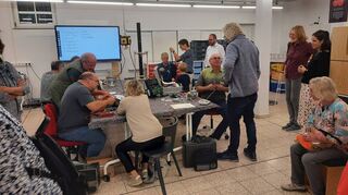 Das neu gestartete Reparatur-Café in Lauda erfreute sich beim Start großer Beliebtheit.