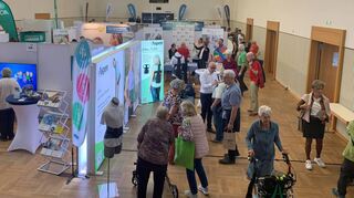 Gut besucht war die Gesundheitsmesse, die von den FN in Kooperation mit der Kurverwaltung Bad Mergentheim veranstaltet wurde.