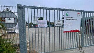 Das Gelände des früheren Recyclinghofs bei der Tauberbischofsheimer Kläranlage befindet sich nun im Dornröschenschlaf.