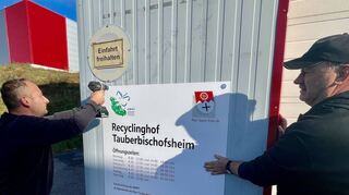 Der neue Recyclinghof im Industriepark A 81 öffnete am 5. Oktober seine Pforten.