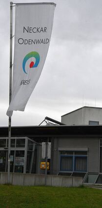Wind und dunkle Wolken: Landrat Dr. Achim Brötel meinte mit Blick auf den Haushalt 2024, dass man sich auf stürmische Zeiten einzustellen habe