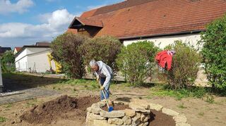 Der Laudaer Pfarrgarten erfreut mit einer bunten Blütenpracht. Mit viel Engagement von Pfarrgemeinde und Nabu sowie Unterstützung der Diözese hat sich die alte Rasenfläche in ein kleines Paradies für Insekten verwandelt und sorgt für mehr Biodiversität.