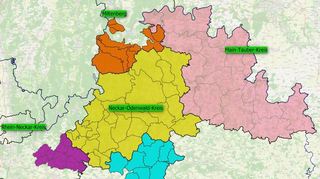 Im Neckar-Odenwald-Kreis ist die BBV mit dem Ausbau des Glasfasernetzes schon große Schritte vorangekommen, im Main-Tauber-Kreis beginnt die Zeit der Baustellen jetzt erst. Die BBV zeigt auf der Karte ihre Ausbaugebiete.