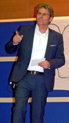 Moderator Christof Kieser fand bei der Sportgala die richtigen Worte.