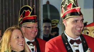Das neue Prinzenpaar: Prinz Martin I. und Prinzessin Carina I.