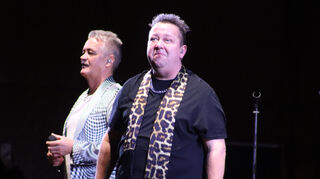 Bassist Jens Sembdner (l.) und Tenor Sebastian Krumbiegel.