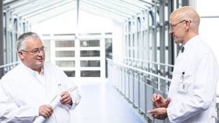 Professor Dr. Peter Baier und Professor Dr. Werner J. Heinz.