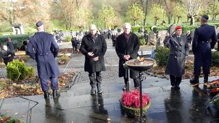 Auf dem Walldürner Friedhof fand eine Feierstunde zum Volkstrauertag statt.