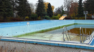 Blick auf das Frankenbad Tauberbischofsheim.