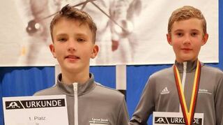 Lucas Jacob und Enrico Ernst erreichten sehr gute Platzierungen.
