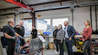 Bei der Firma ElektroTechnik Weiter fand die traditionelle Vorstellung der regionalen Ausbildungsbilanz statt.