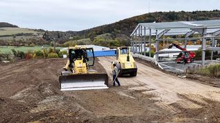 Hier wird oder wurde – in 2023 – gebaut. Die Bilder bestätigen die Aktivitäten der angefragten Baufirmen aus der Region, die jedoch alle auch ihre Sorgen haben.