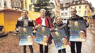 „Wir sind gut aufgestellt – es kann losgehen“, das bestätigen (von links) Ludger Kempf (FSW), Bernd Maack (Stadtmarketing), Martina Wenzel (Förderverein Stiftskirche) und Christian Schlager (Innenstadtmanager).