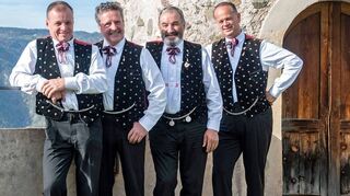 Das Kastelruther Männerquartett und Liane treten in der Basilika auf.