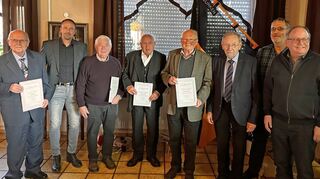 Die Kolpingsfamiie Osterburken ehrte Mitglieder.