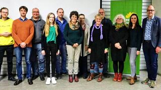 Die Kreis-Grünen wählten einen neuen Kreisvorstand, Maren Fütterer wurde als neue Kreisvorsitzende gewählt, Andreas Klaffke im Amt bestätigt. Das Bild zeigt den neu gewählten Kreisvorstand.
