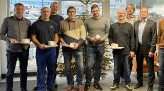 Im Rahmen einer gemeinsamen Feierstunde wurden bei den Firmen Mafi und Trepel langjährige Mitarbeiter geehrt.