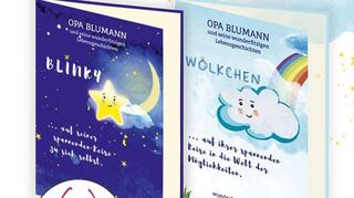 Eine spannende Reise zu sich selbst können Kinder mit dem Stern „Blinky“ erleben, mit „Wölkchen“ geht es in die Welt der Möglichkeiten.