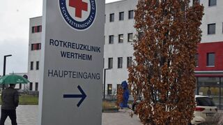 Die Rotkreuzklinik in Wertheim.