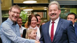 Wechsel an der Spitze: Georg Wyrwoll löste im Juli Werbachs Bürgermeister Ottmar Dürr nach 24 Jahren im Amt ab. Er konnte den zweiten Wahlgang mit knapp 52 Prozent der abgegebenen Stimmen für sich entscheiden.