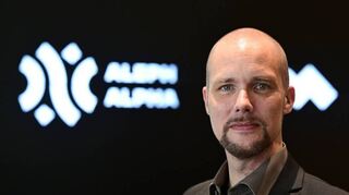 Jonas Andrulis der Gründer des KI Unternehmens Aleph Alpha bei einer Pressekonferenz auf dem Bildungscampus Heilbronn. Das KI Unternehmen Aleph Alpha und der Innovation Park Artificial Intelligence geben eine Partnerschaft im Bereich der KI Spitzenforschung bekannt. (zu "Das Wirtschaftsjahr 2023 in Zitaten") +++ dpa-Bildfunk +++