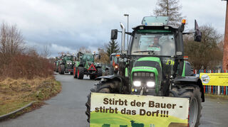 Landwirte protestieren am Montag bundesweit.