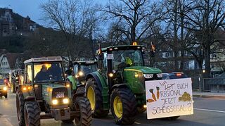 Bauernprotest in Wertheim