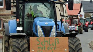 Die Aktionen der Landwirte im Main-Tauber-Kreis verliefen disziplinier. Dafür war die Kritik an der Agrarpolitik aber umso deutlicher.