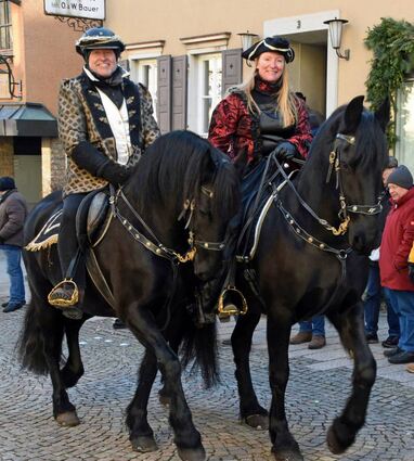 Stolzes Quartett.