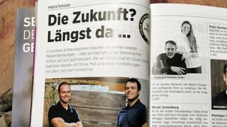 Der Weinführer Vinum zeichnet die Brüder als Entdeckung des Jahres in der Weinregion Baden aus.