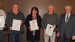 Beim Angelsportverein Großeicholzheim wurden Mitglieder geehrt.