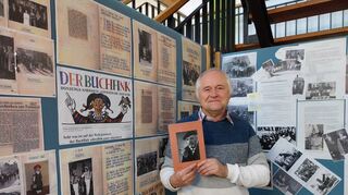 Narrhalla, Buchfink und „Narrenvadder“: Dr. Dieter Thoma stellte die Ausstellungswerke zusammen und sammelte auch die Inhalte für das traditionell einmal im Jahr erscheinende Heimatheft „Mein Boxberg“.
