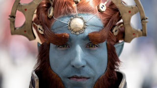 Im Kostüm von Ganondorf aus "The Legend Of Zelda" präsentiert sich ein Cosplayer auf der Leipziger Buchmesse. Auch zu Fasching zeigen viele Videospiel-Fans sich im Dress ihrer Lieblingsfiguren.