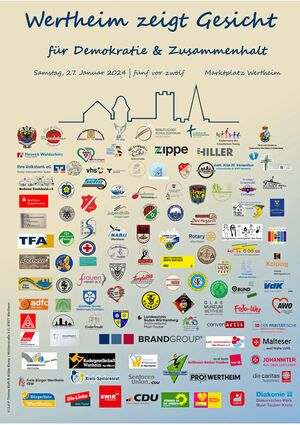 Das finale Plakat der Aktion.