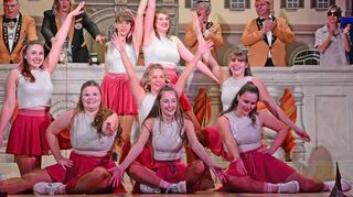 Pretty in Pink: Die „Märchedoler Sweeties“ zeigten einen rasanten und energiegeladenen Tanz.