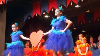 Die Kinderschautanzgruppe entführte das Publikum nach „Rio“.