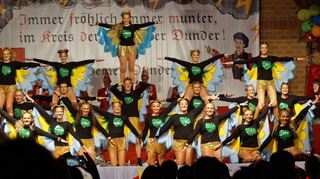 Die Schautanzgruppe der „Aaldemer Dunder“ zeigte ihr Können.