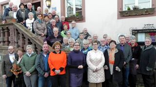 Bei der Odenwaldortsgruppe Walldürn wurden Wanderer ausgezeichnet.