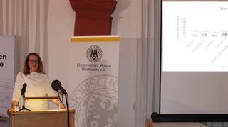 Einblicke in die „Kriminalität und dörfliche Gesellschaft in der Grafschaft Wertheim“ gab Dr. Michaela Grund bei einem Vortrag beim Archivverbund Main-Tauber in Bronnbach.