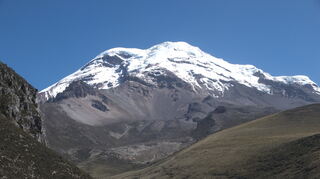 Der 6310 Meter hohe Vulkan Chimborazo in Ecuador.
