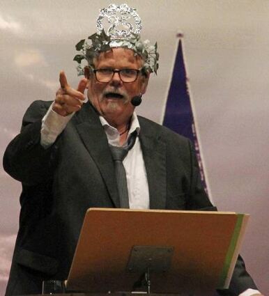 Joe Harter als Silberjubilar.