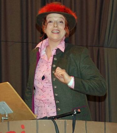 Evelyn Wieland spricht Jägerlatein.