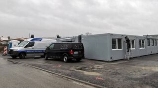 Die Container in Werbach sind aufgestellt. Vor dem Einzug von bis zu 66 Flüchtlingen stehen jedoch noch jede Menge Arbeiten an.