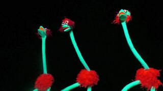 In komplett abgedunkelter Halle tanzte die Truppe „Dicke Eier“ als leuchtend bunte Vögel durch den Saal. „Beim Zeus nix Neu’s“ stellte der Göttervater fest, der eigens vom Olymp herabgestiegen war und von Fritz Ulshöfer verkörpert wurde.